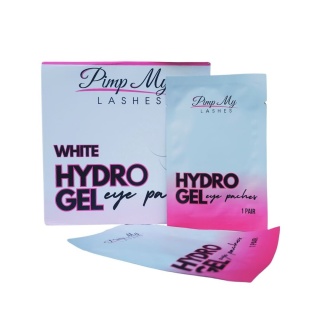 Białe hydrożelowe płatki pod oczy