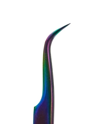 Pęseta Tęczowa zakrzywiona