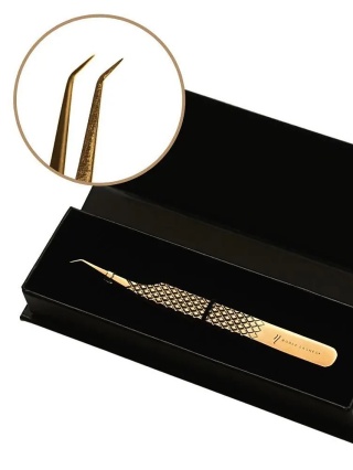 Pęseta do rzęs GOLD PRO 3