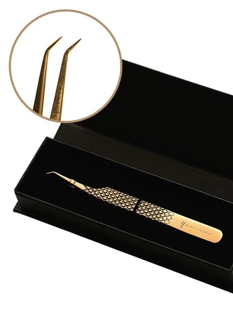 Pęseta do rzęs GOLD PRO 3 Pęseta do rzęs GOLD PRO 3