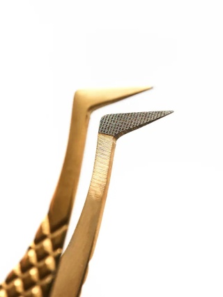 Pęseta do rzęs GOLD PRO 1