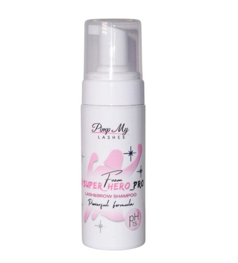 Piankowy szampon do brwi i rzęs Super Hero Pro 150 ml