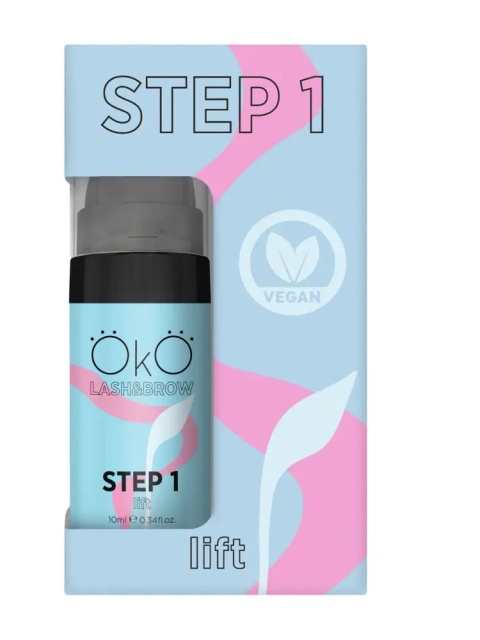Preparat OKO do laminowania rzęs i brwi STEP 1 LIFT, 10 ml Preparat OKO do laminowania rzęs i brwi STEP 1 LIFT, 10 ml