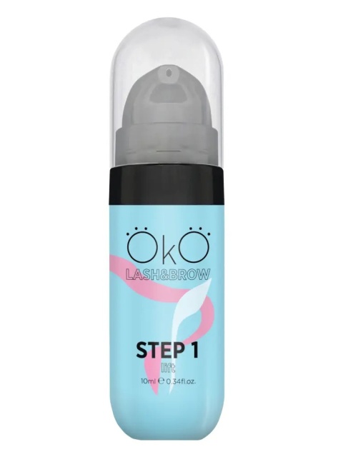 Preparat OKO do laminowania rzęs i brwi STEP 1 LIFT, 10 ml Preparat OKO do laminowania rzęs i brwi STEP 1 LIFT, 10 ml