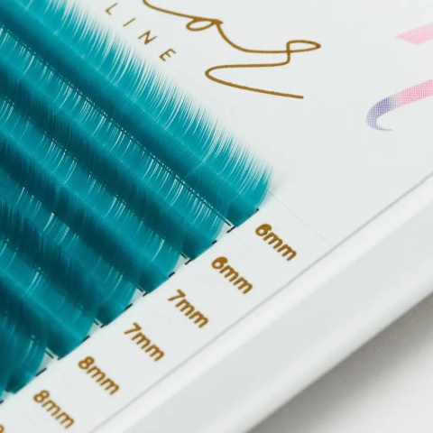 Rzęsy Color Line OCEAN BLUE