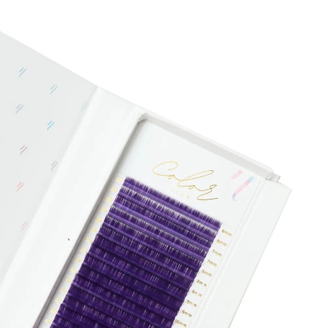 Rzęsy Color Line VIOLET