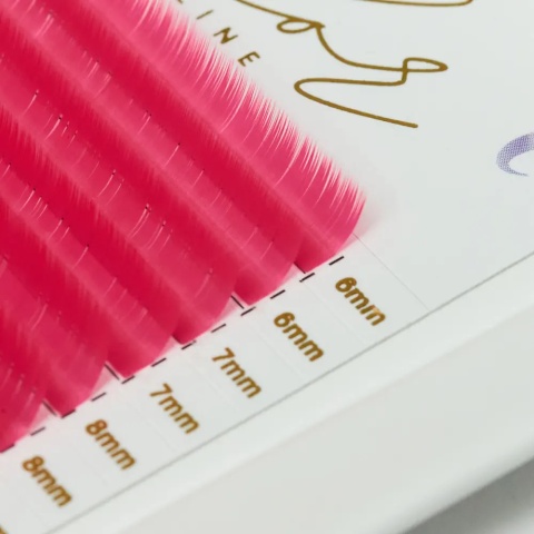 Rzęsy Color Line PINK